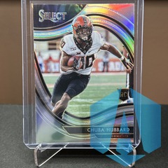 2021 Chronicles Select Draft Picks Chuba Hubbard #272 Silver Prizm Rookie